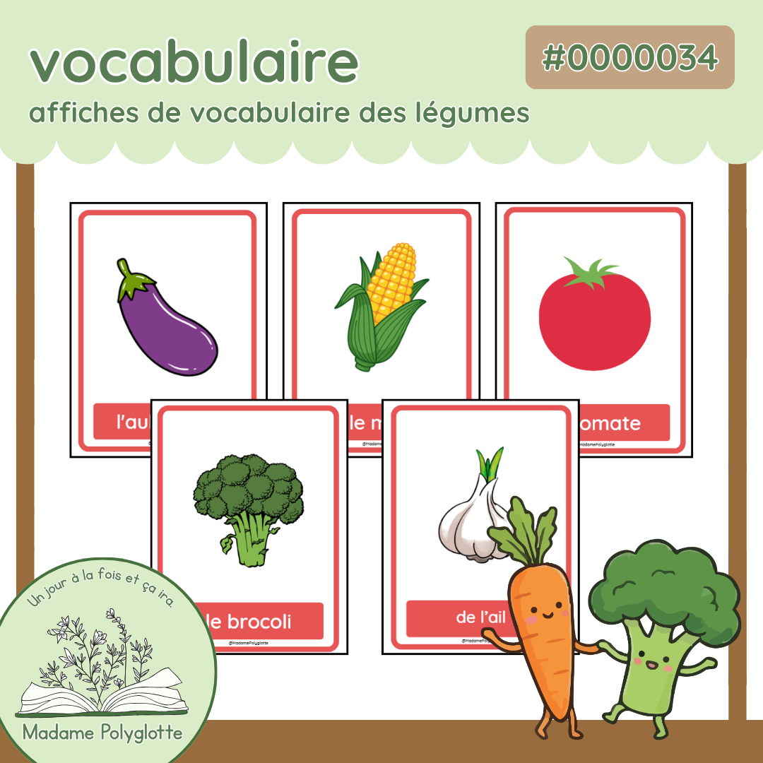 0000034 - Affiches : les légumes