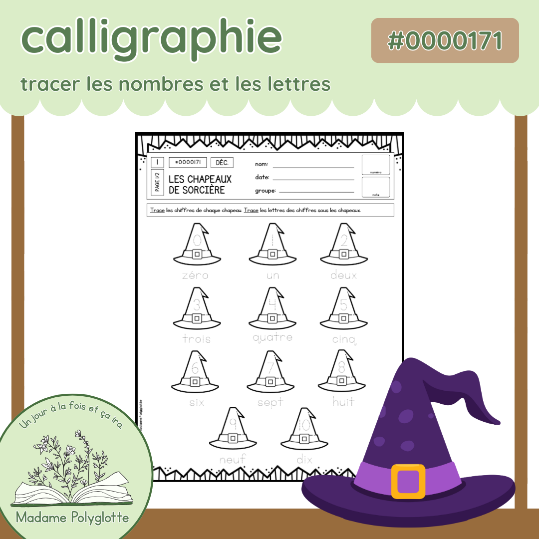 0000171 - Trace les chapeaux de sorcière