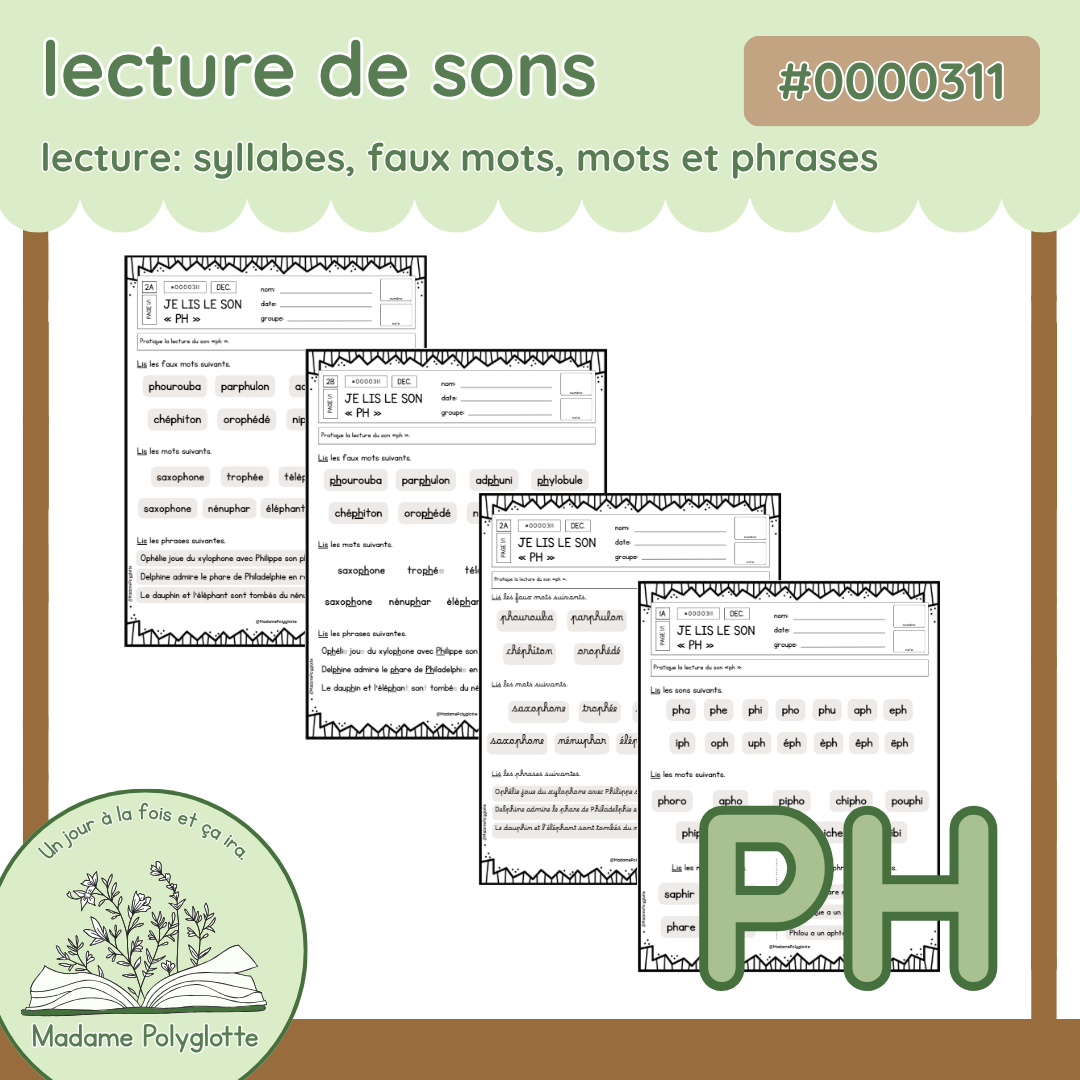 0000311 - Lire le son PH