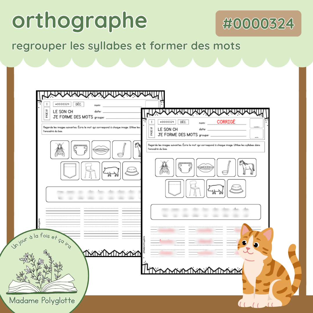 0000324 - Je regroupe les syllabes CH