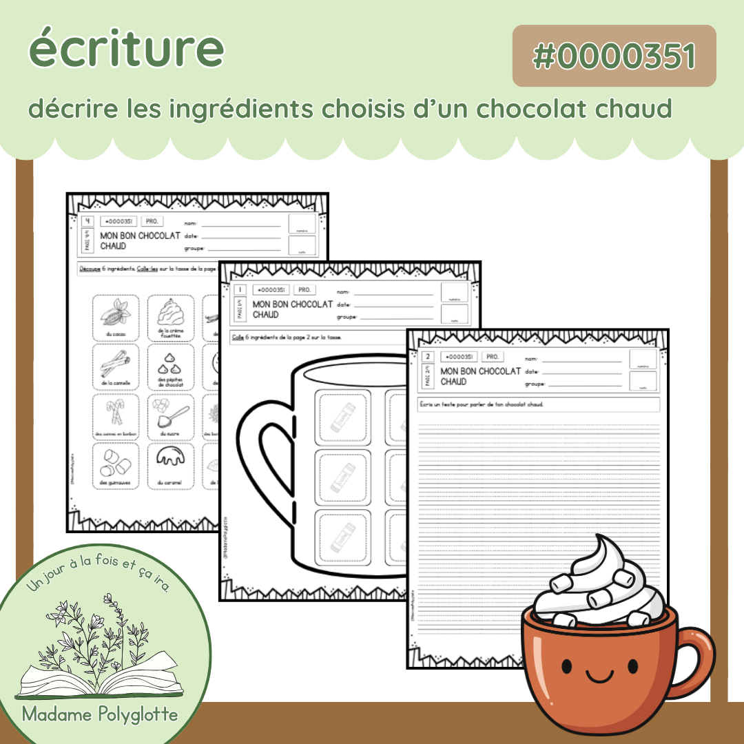 0000351 - Dans mon chocolat chaud