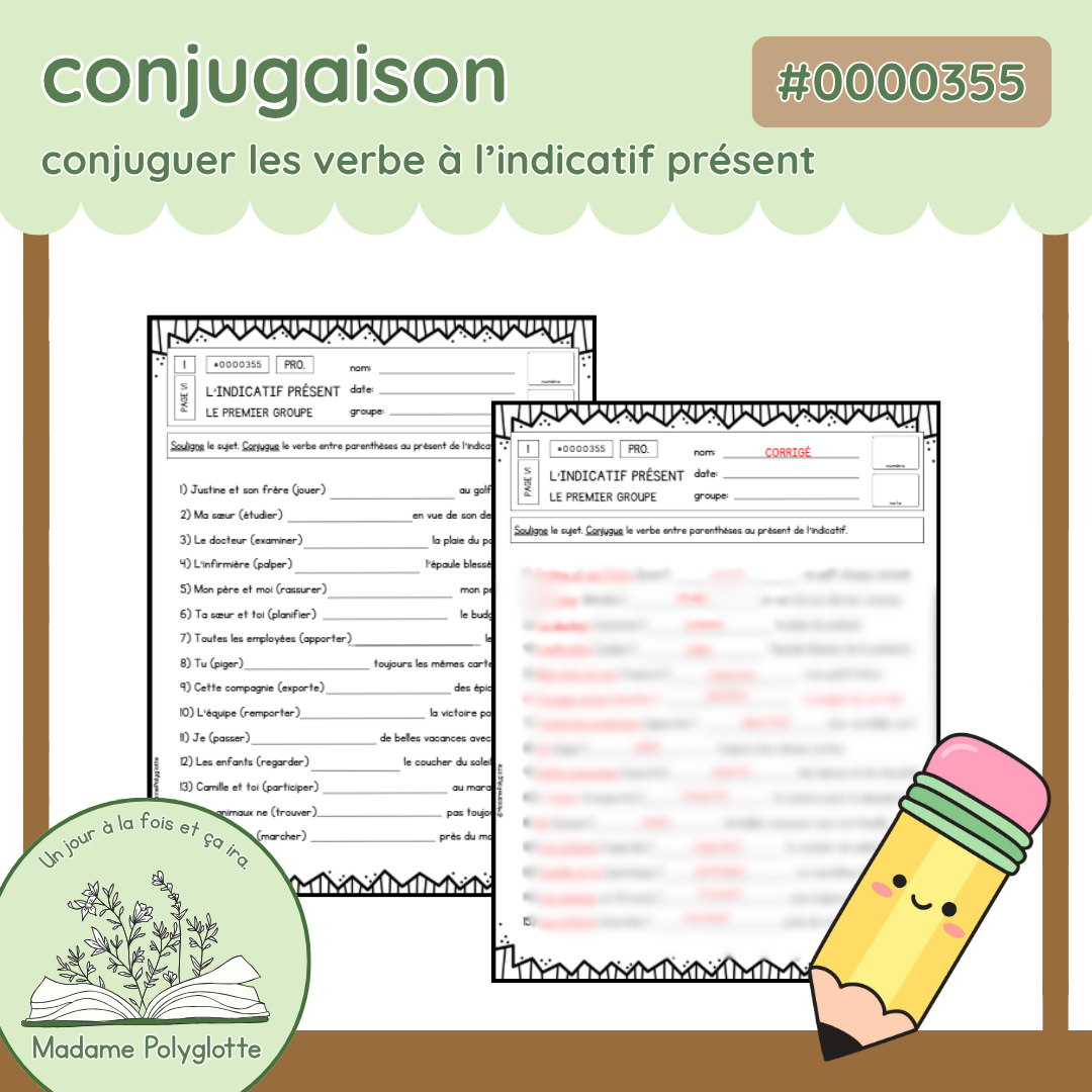 0000355 - Conjugue le verbe