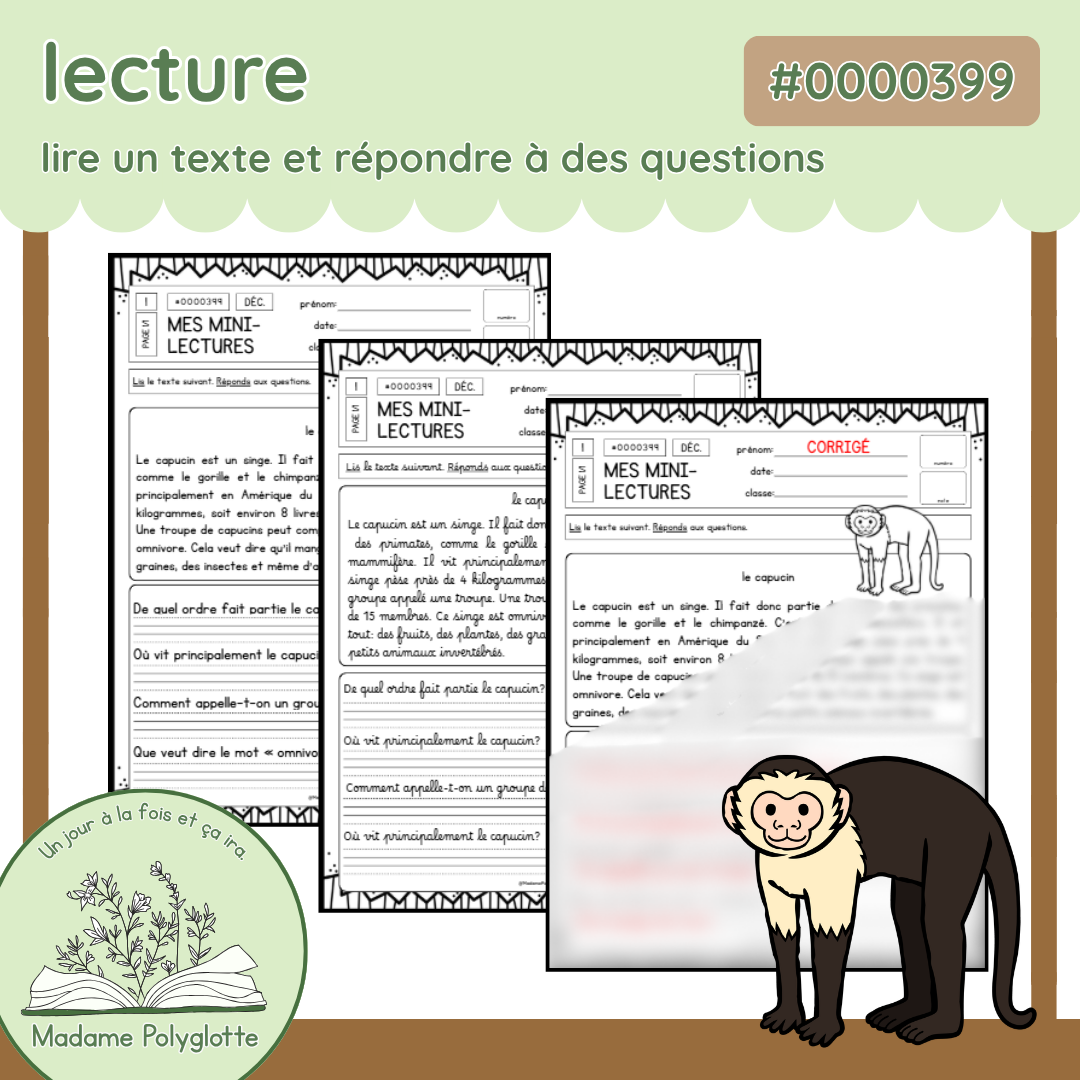 0000399 - Mini lecture - le capucin