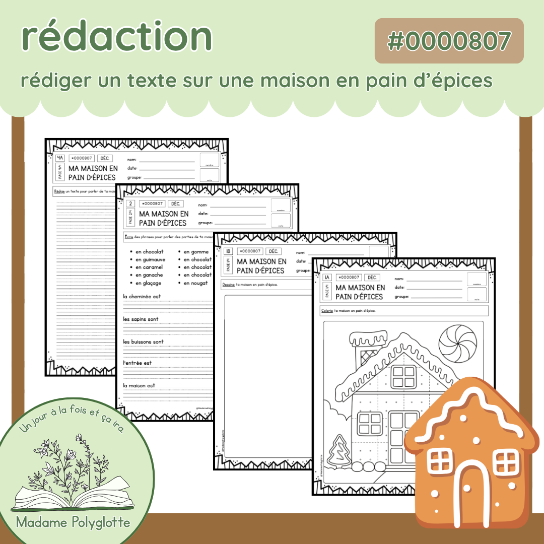 0000807 - Maison en pin d'épice