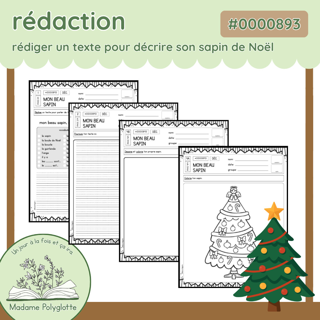 0000893 - Mon beau sapin