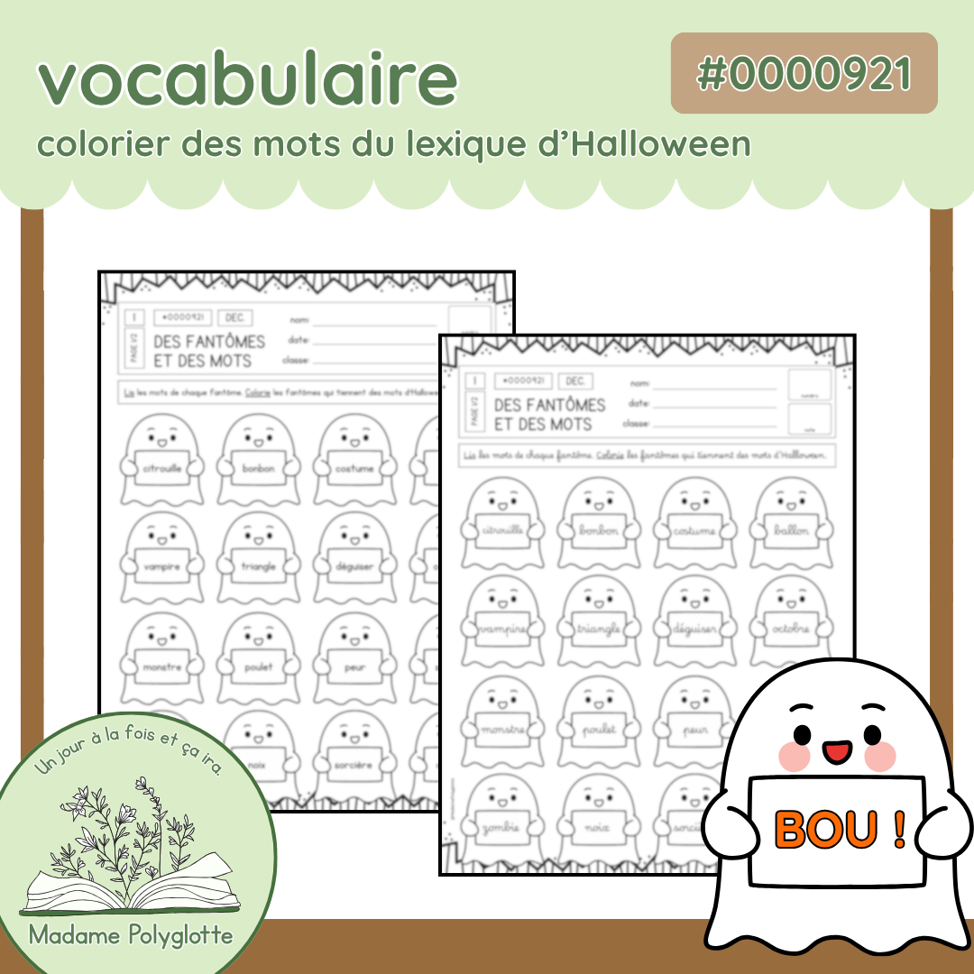 0000921 - Des fantômes et des mots (Halloween)