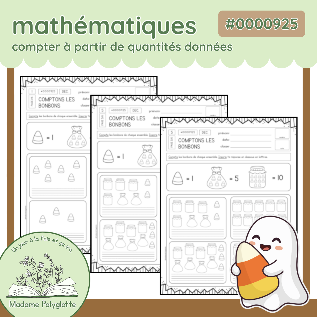 0000925 - Comptons les bonbons en lettres